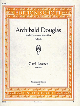 Archibald Douglas, Op. 128