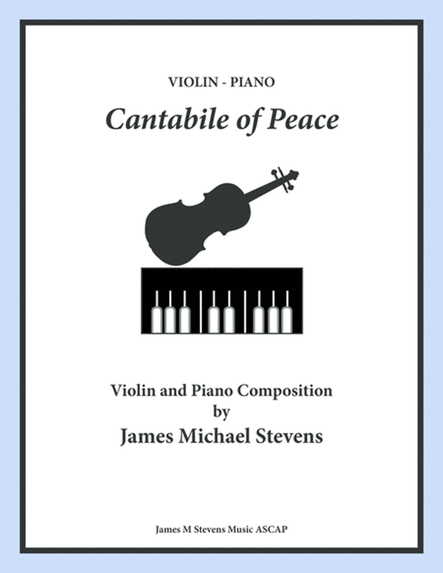 Cantabile of Peace - Violin & Piano image number null