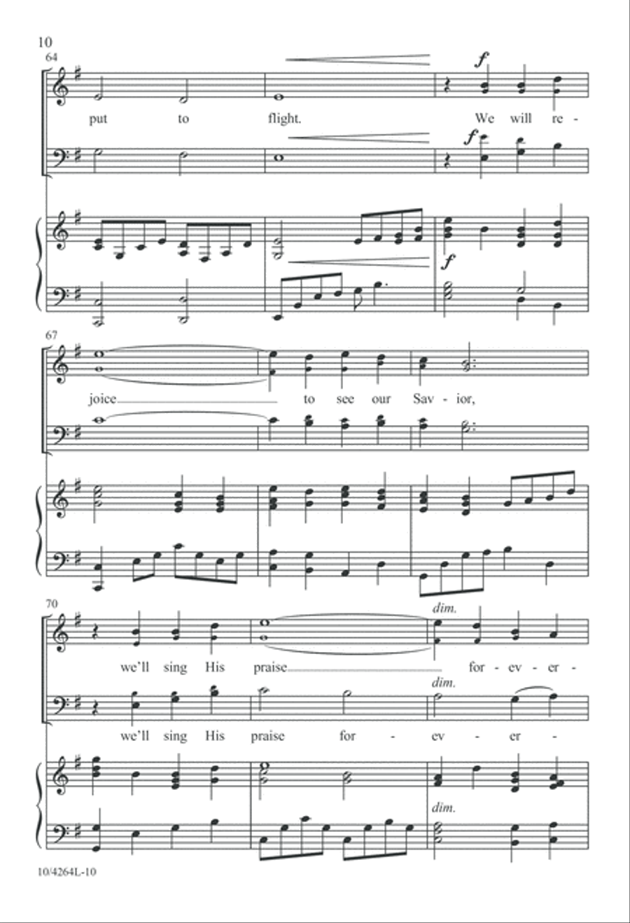 Come, Light of Hope 4-Part scores gallery preview page 11