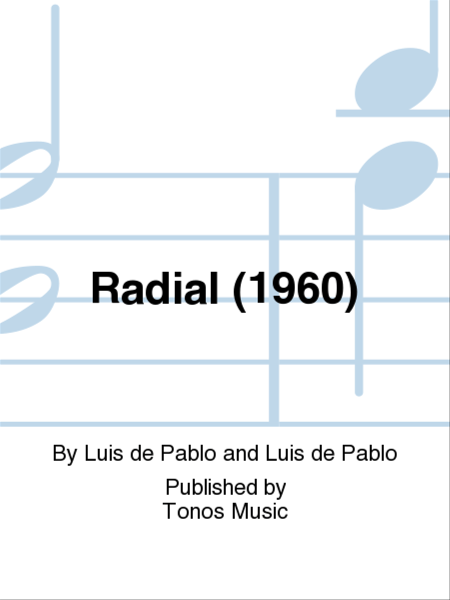 Radial (1960) Chamber Orchestra scores gallery preview page 1