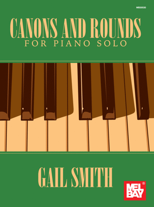 Book cover for Canons and Rounds for Piano Solo