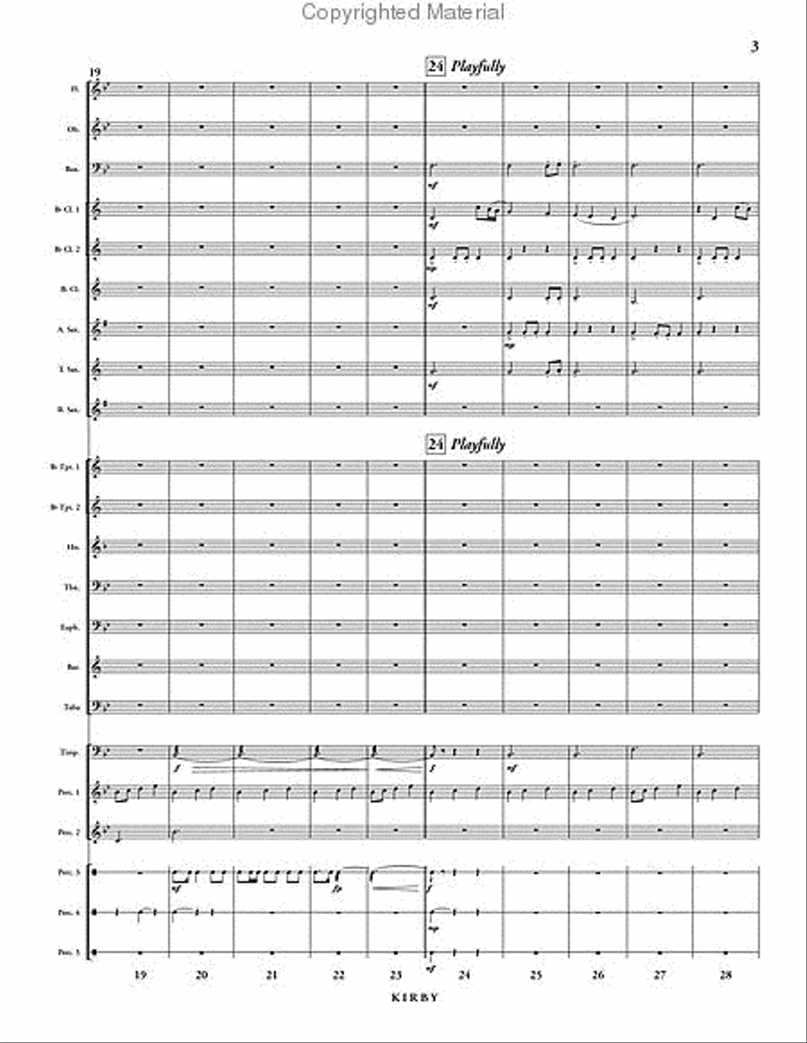 Kirby Concert Band scores gallery preview page 4