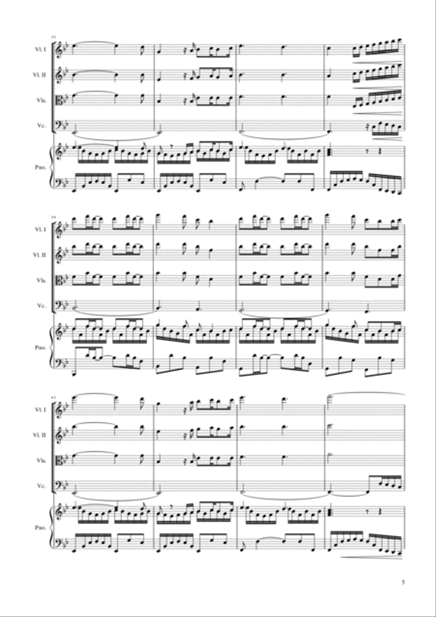 A Thousand Years Small Ensemble scores gallery preview page 5