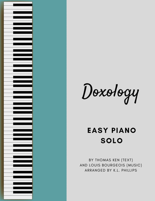 Book cover for Doxology - Easy Piano Solo