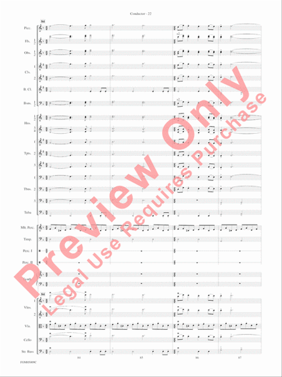 Concert Suite from Star Wars: Episode III Revenge of the Sith Full Orchestra scores gallery preview page 25