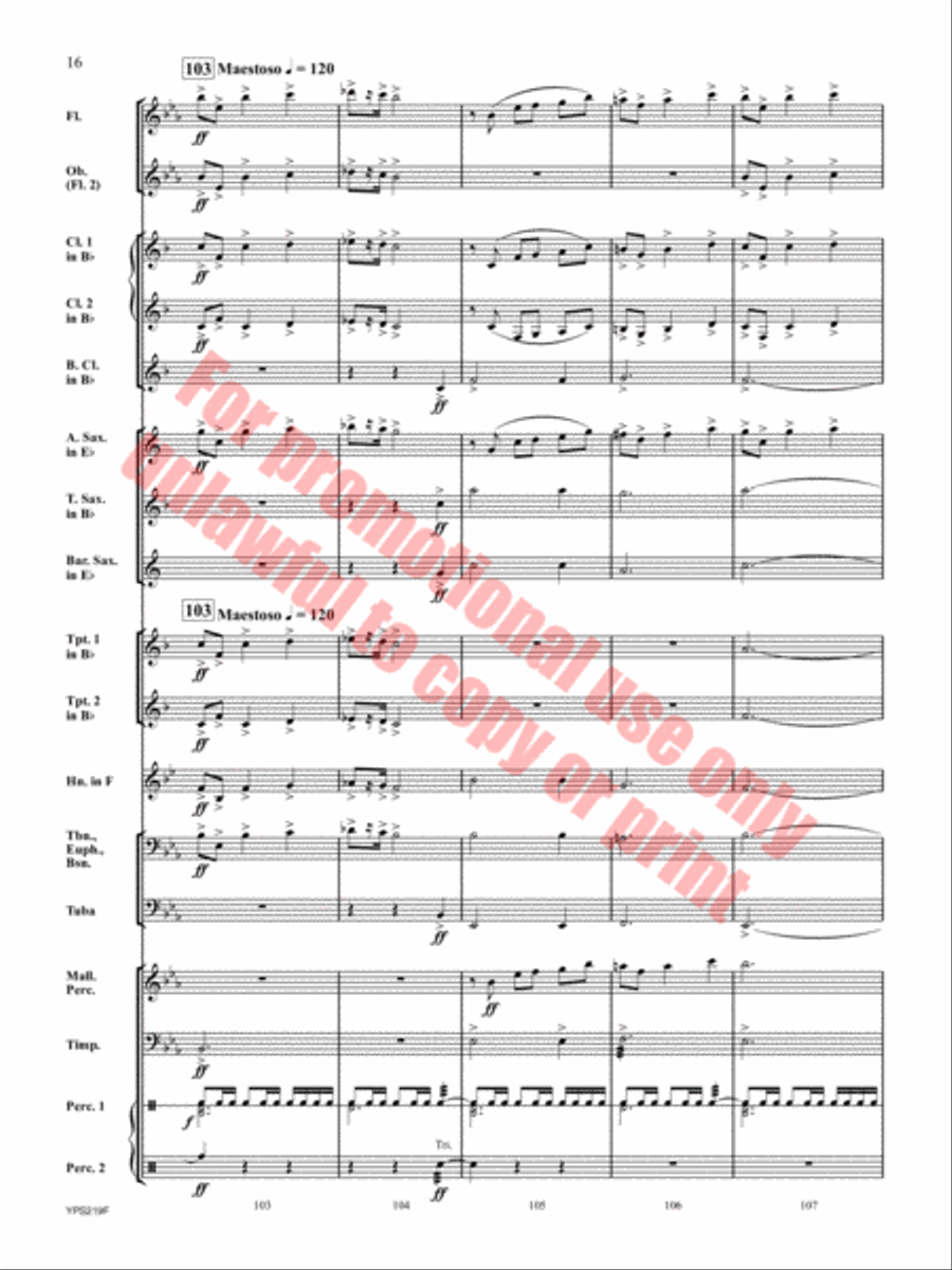 Trek to the Summit Concert Band scores gallery preview page 17