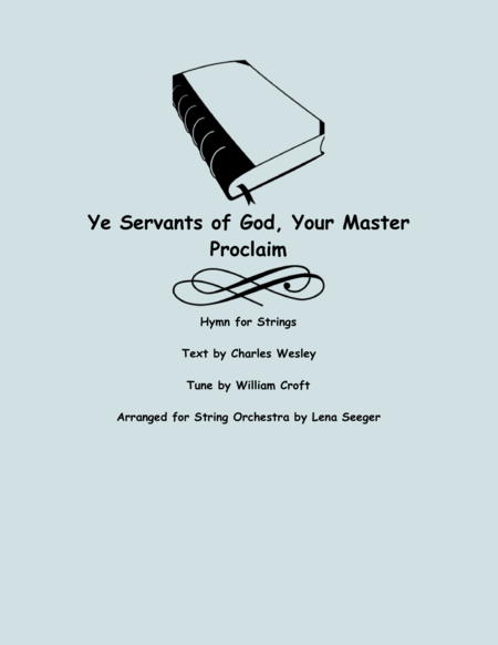 Ye Servants of God (String Orchestra) image number null