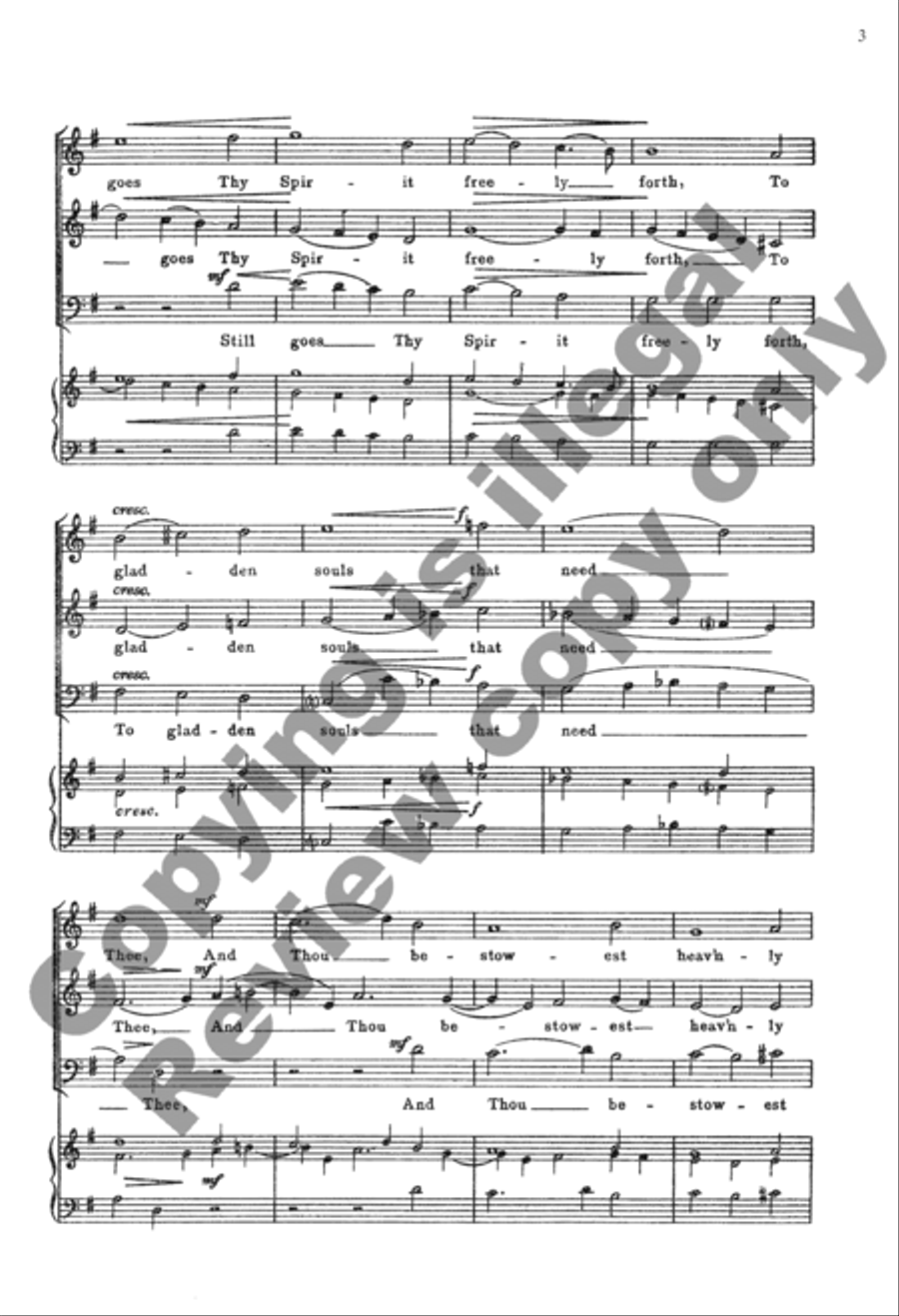 O Let the Children Come to Me 3-Part scores gallery preview page 8