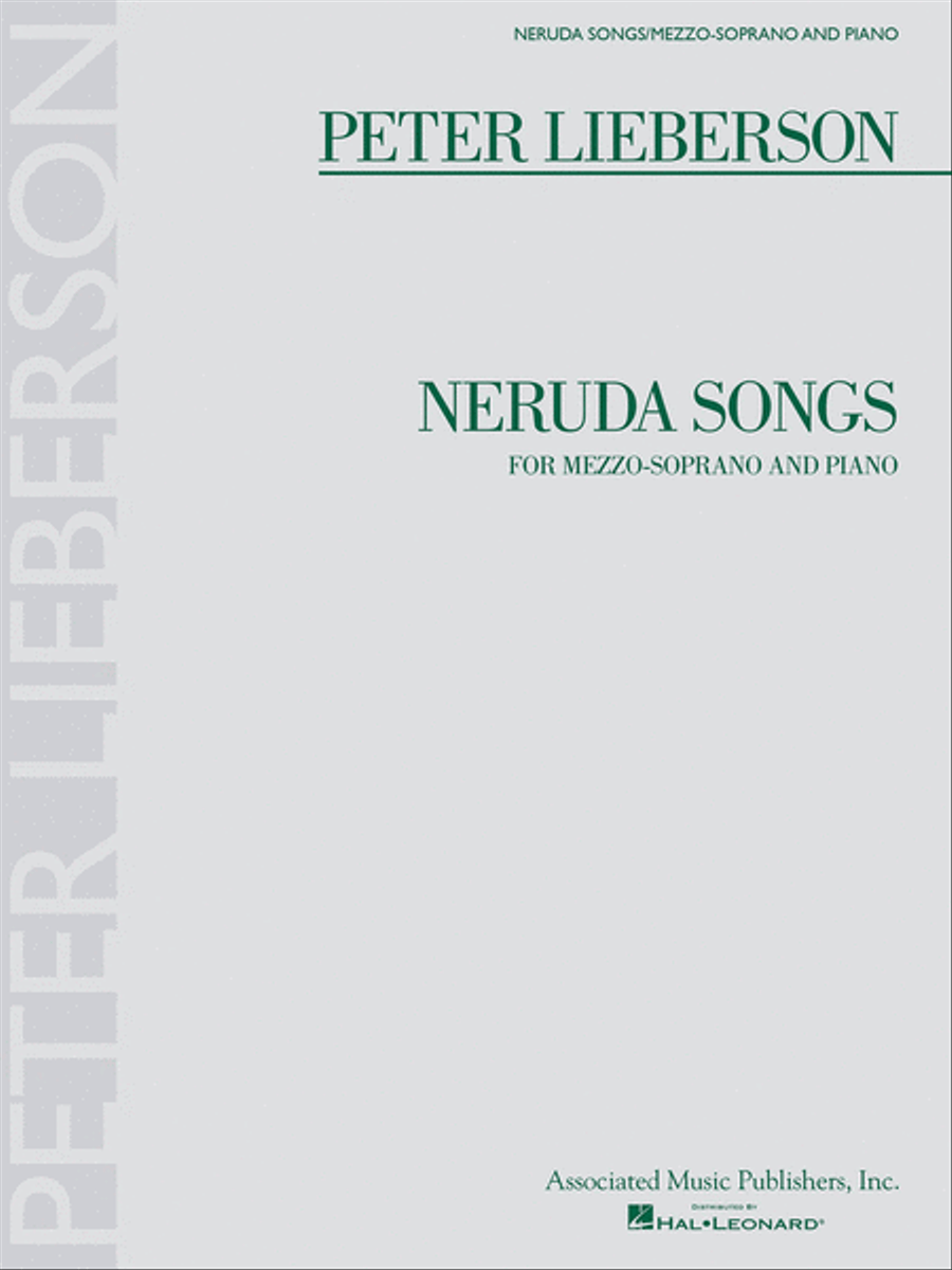 Neruda Songs Mezzo-Soprano Voice scores gallery preview page 1