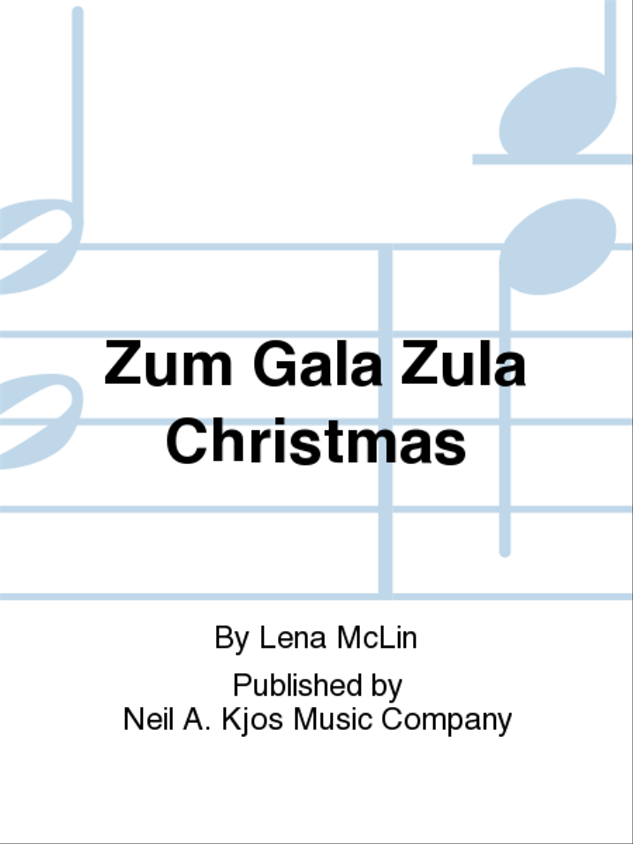 Zum Gala Zula Christmas 4-Part scores gallery preview page 1