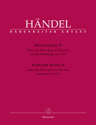 Book cover for Keyboard Works, Volume 2, HWV 434-442