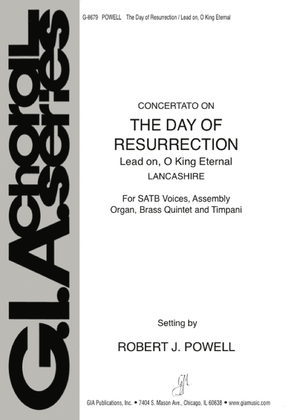 Book cover for The Day of Resurrection / Lead On, O King Eternal