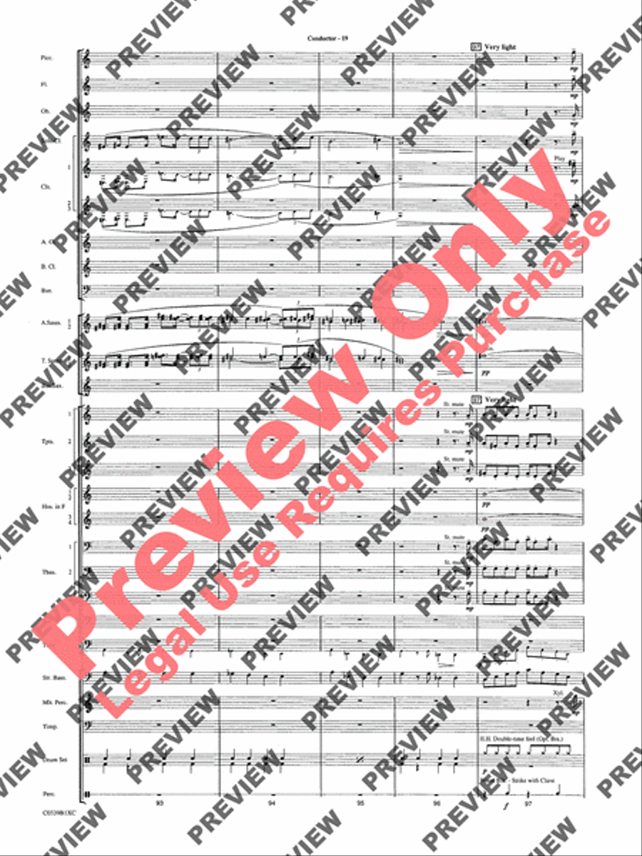 In the Miller Mood Concert Band scores gallery preview page 22