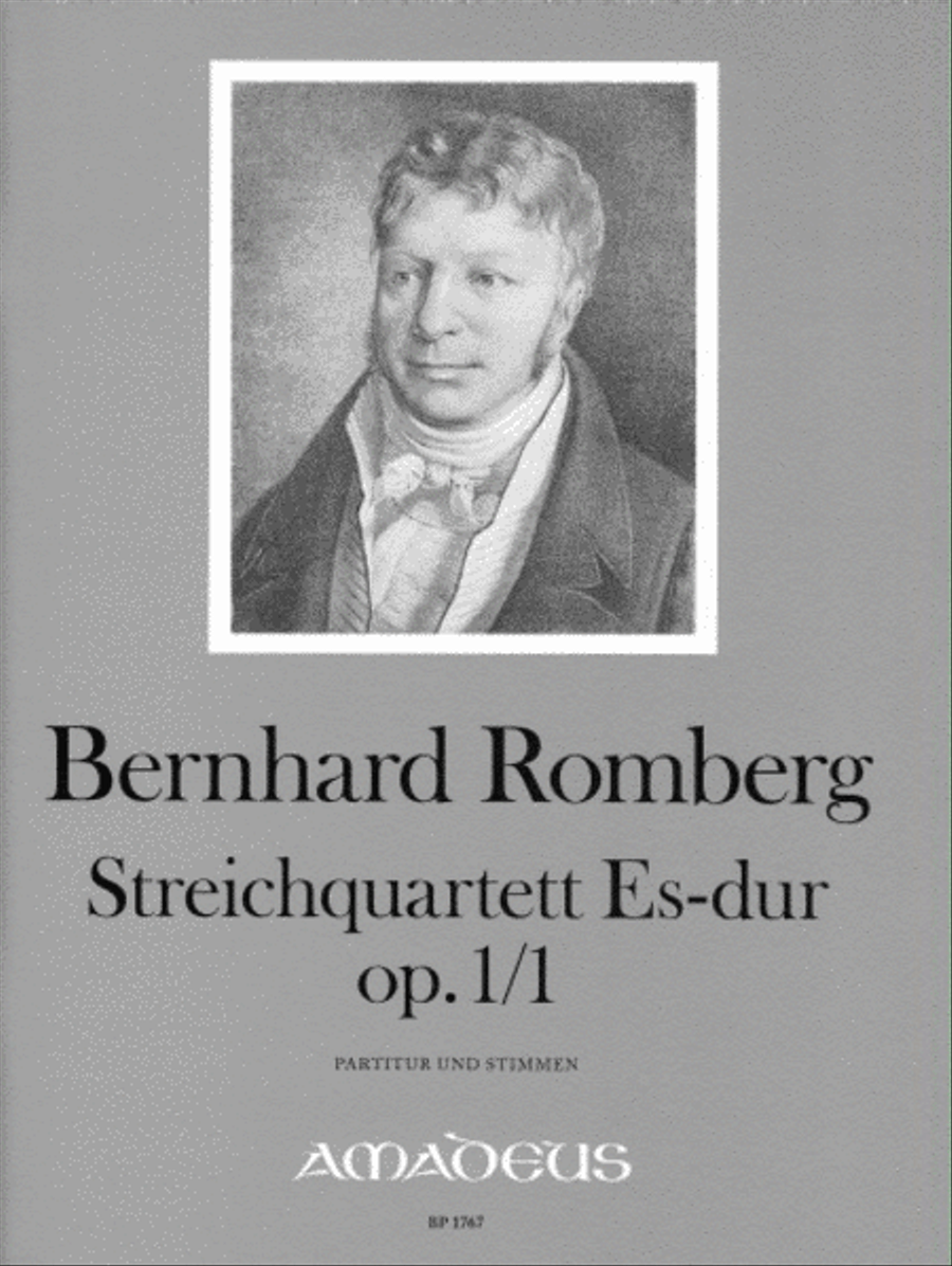 String Quartet op. 1/1 String Quartet scores gallery preview page 1