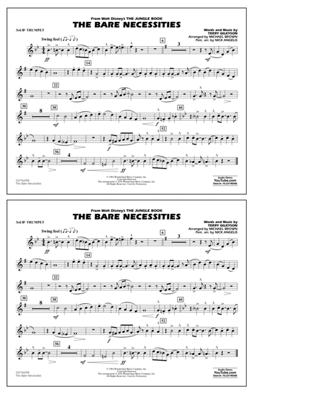 The Bare Necessities (from The Jungle Book) - 3rd Bb Trumpet
