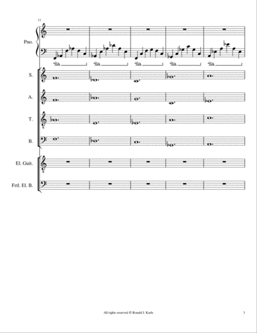 The Dawn of Time Small Ensemble scores gallery preview page 3