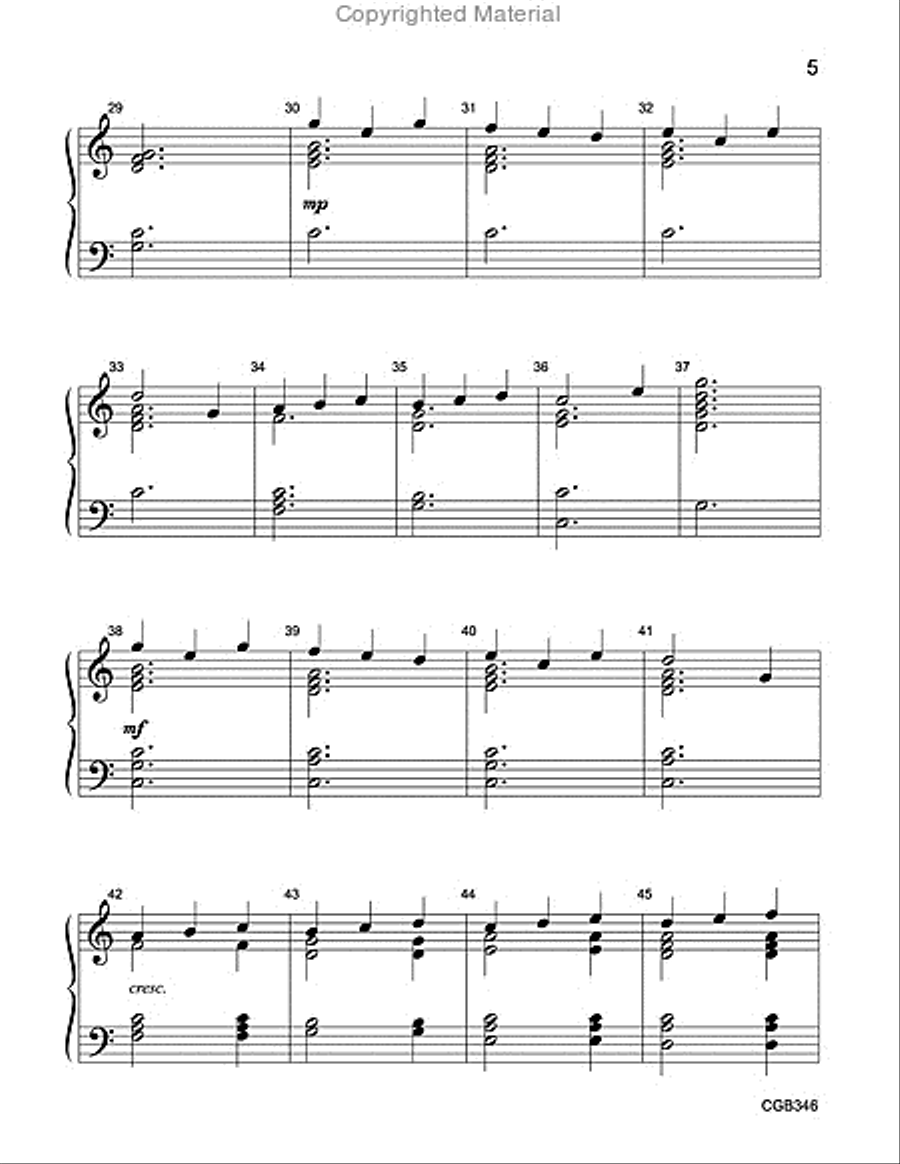 Hark the Glad Sound Handbell Choir scores gallery preview page 4