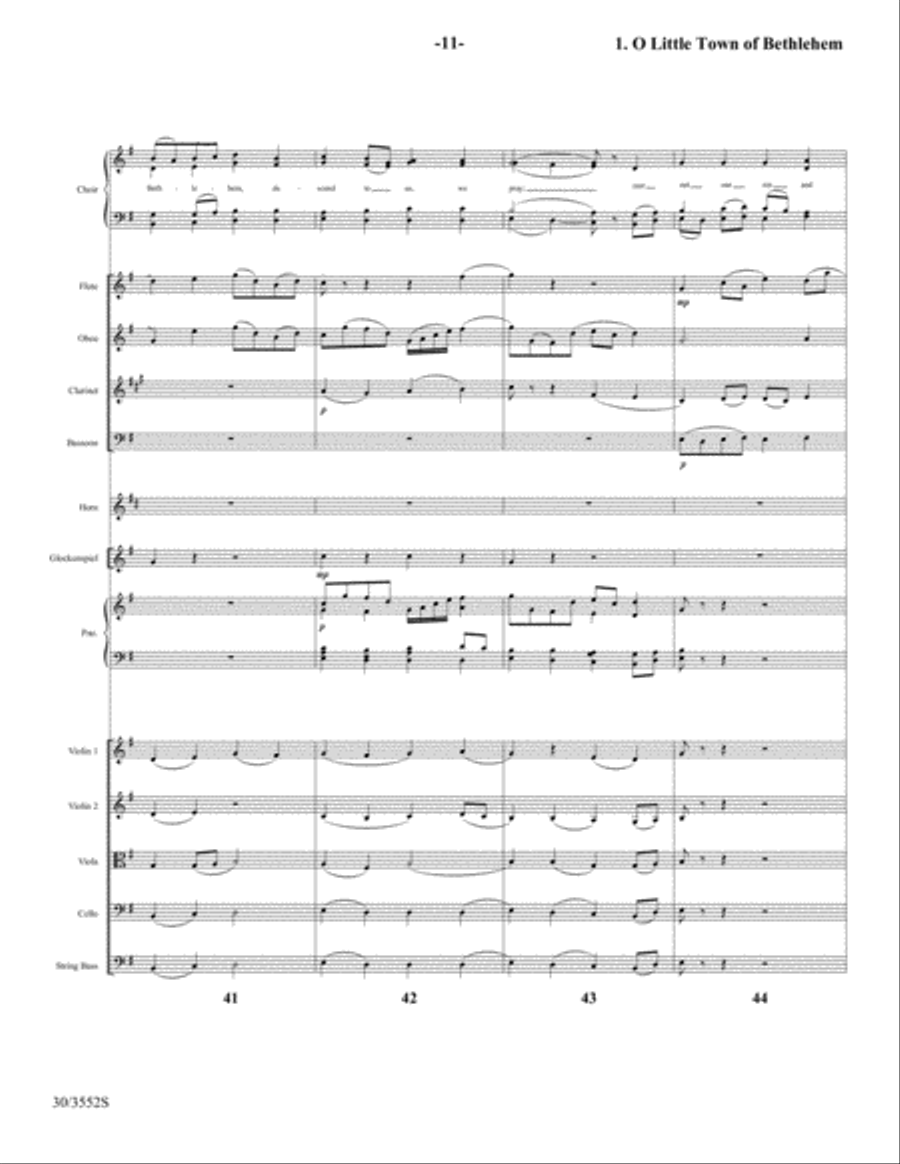 Come Now to Bethlehem - Full Score Choir scores gallery preview page 13