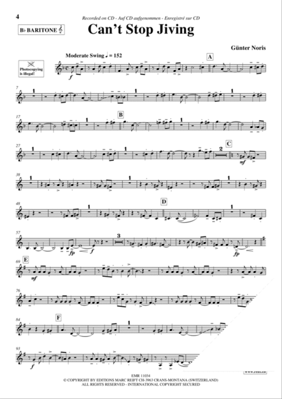 Play The 1st Baritone With The Ballroom Dance Orchestra Vol. 2 Piccolo scores gallery preview page 5