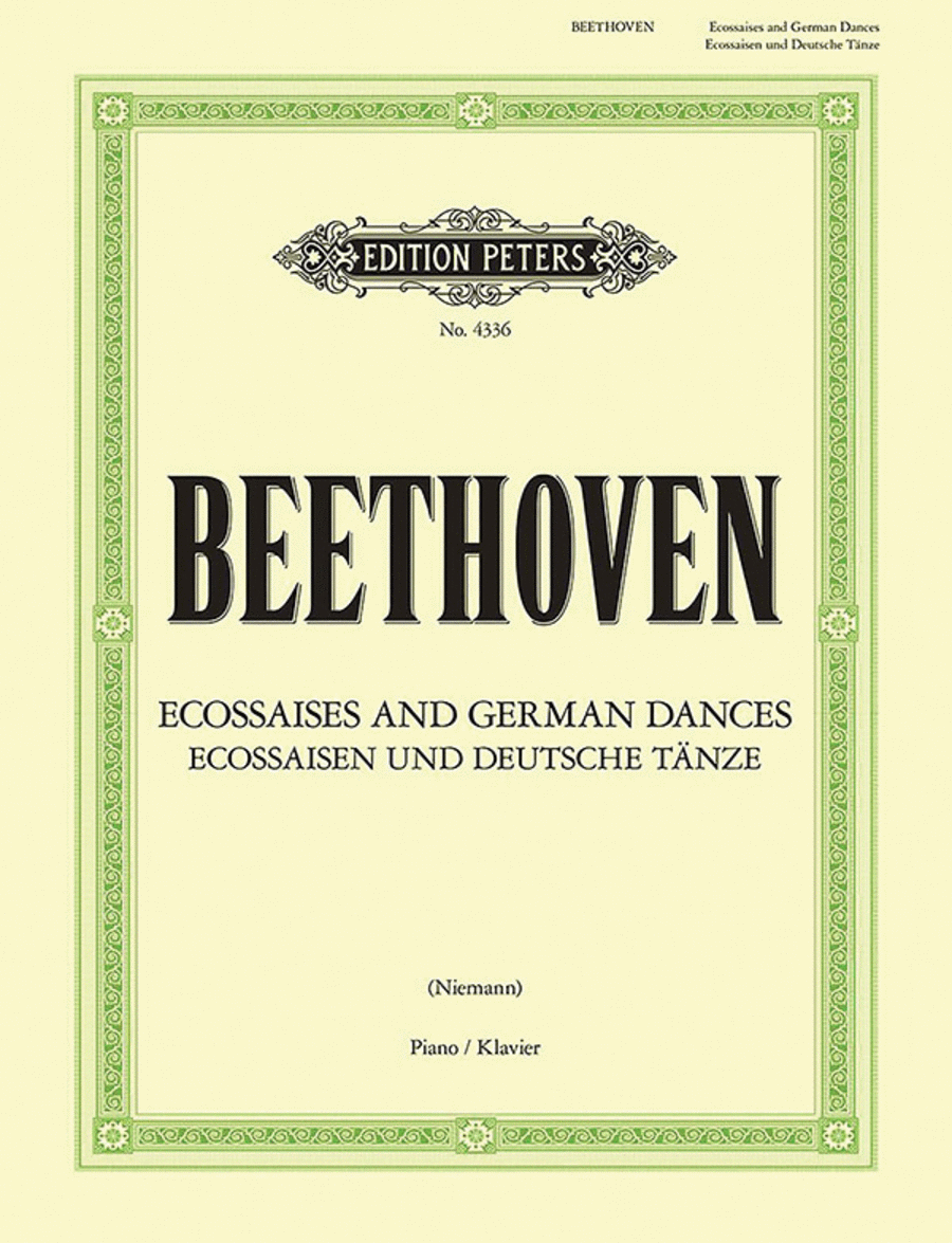 6 Ecossaises WoO 83; 12 German Dances WoO 8 Piano Solo scores gallery preview page 1
