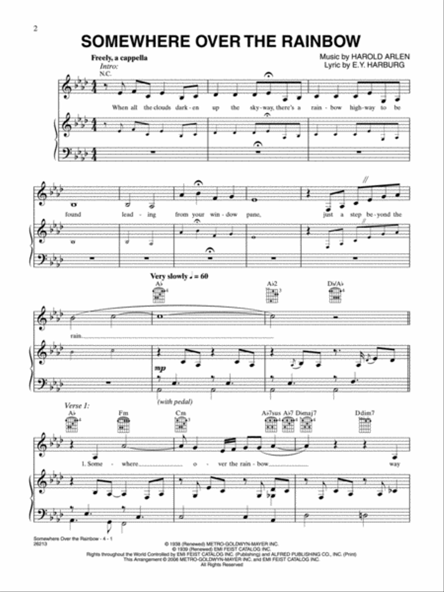 Over the Rainbow Small Ensemble scores gallery preview page 2