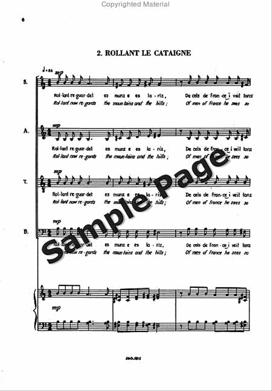 Rollant et Oliver 4-Part scores gallery preview page 7