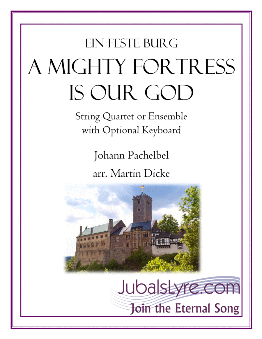 A Mighty Fortress (String Quartet or String Ensemble) String Quartet scores gallery preview page 1