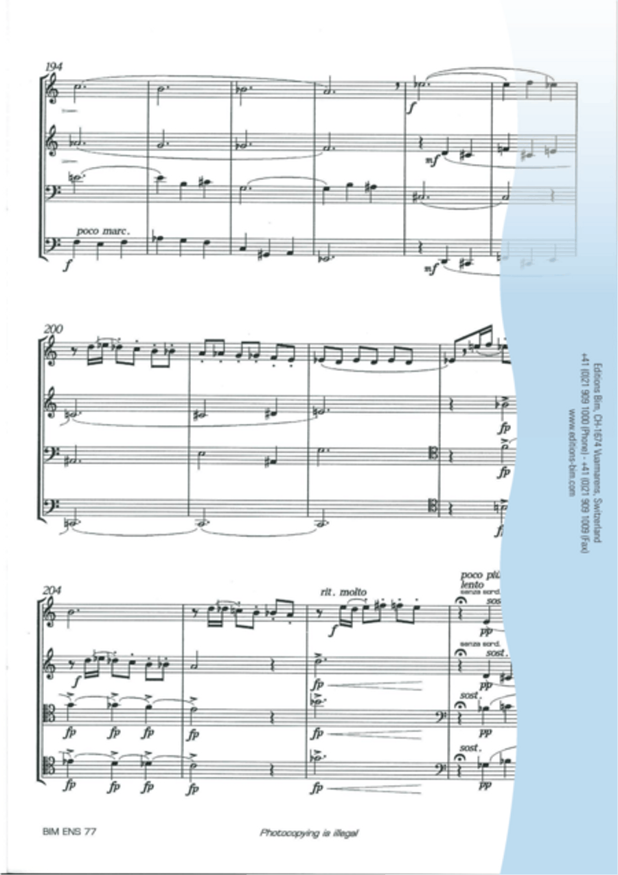 Quatuor No 1 Trombone scores gallery preview page 9