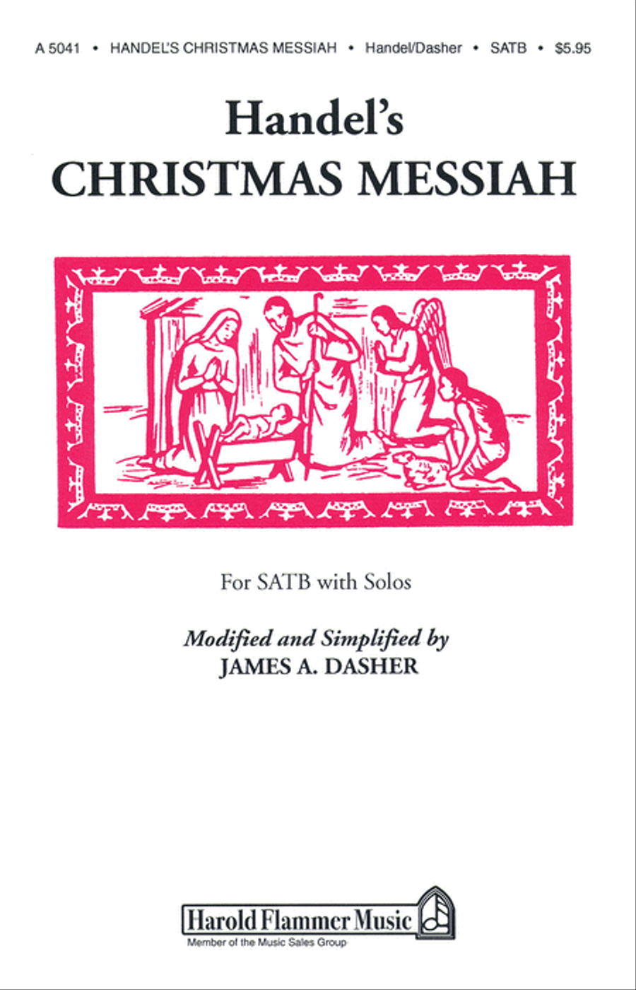 Handel's Christmas Messiah 4-Part scores gallery preview page 1
