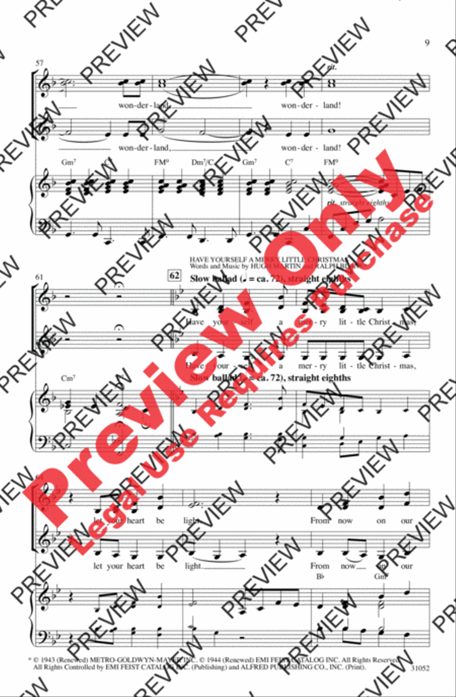 Christmas Pops Trio (A Medley) Women's Choir scores gallery preview page 9