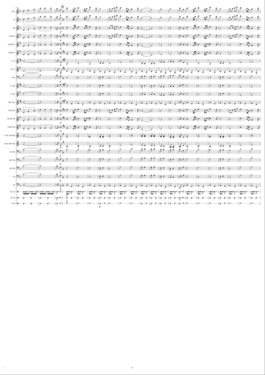 Missouri State Troopers March Marching Band scores gallery preview page 4