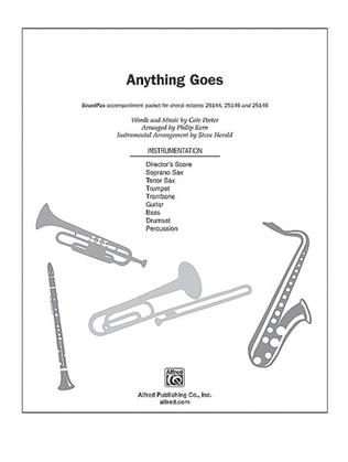 Book cover for Anything Goes (from the musical Anything Goes)