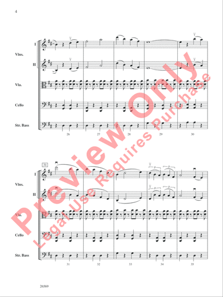 A Westward Journey and Jubilee String Orchestra scores gallery preview page 5