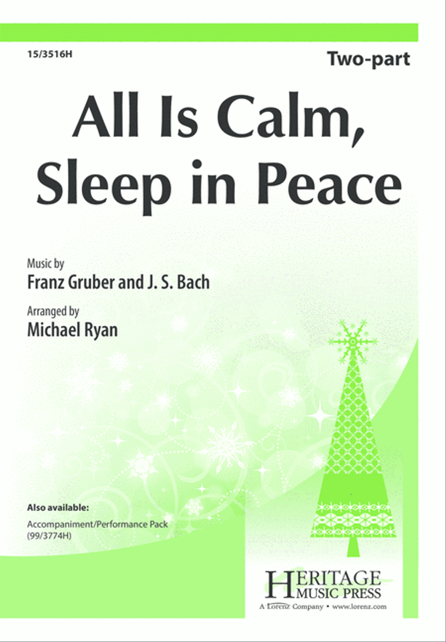 All is Calm, Sleep in Peace 2-Part scores gallery preview page 1