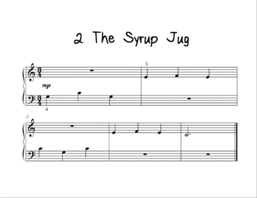 Note by Note sight-reading sheet music for Middle C primer piano students Piano Method scores gallery preview page 4