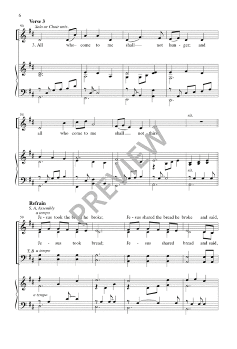 The Last Supper The Last Supper 4-Part scores gallery preview page 7