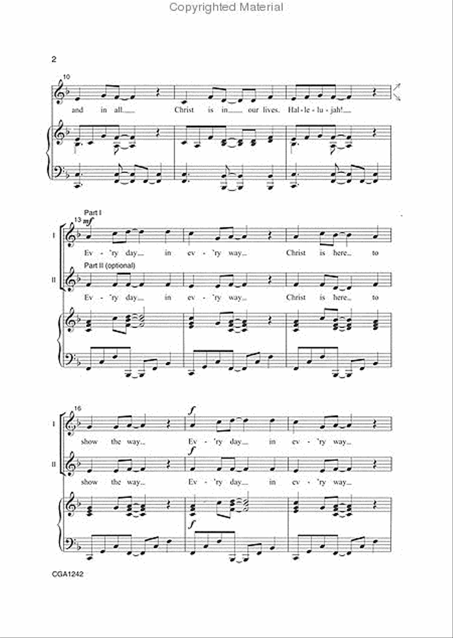 Christ Is All Christ Is All 2-Part scores gallery preview page 2