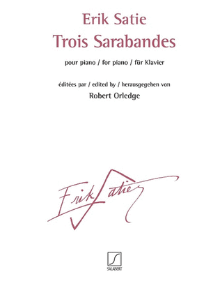Book cover for Trois Sarabandes