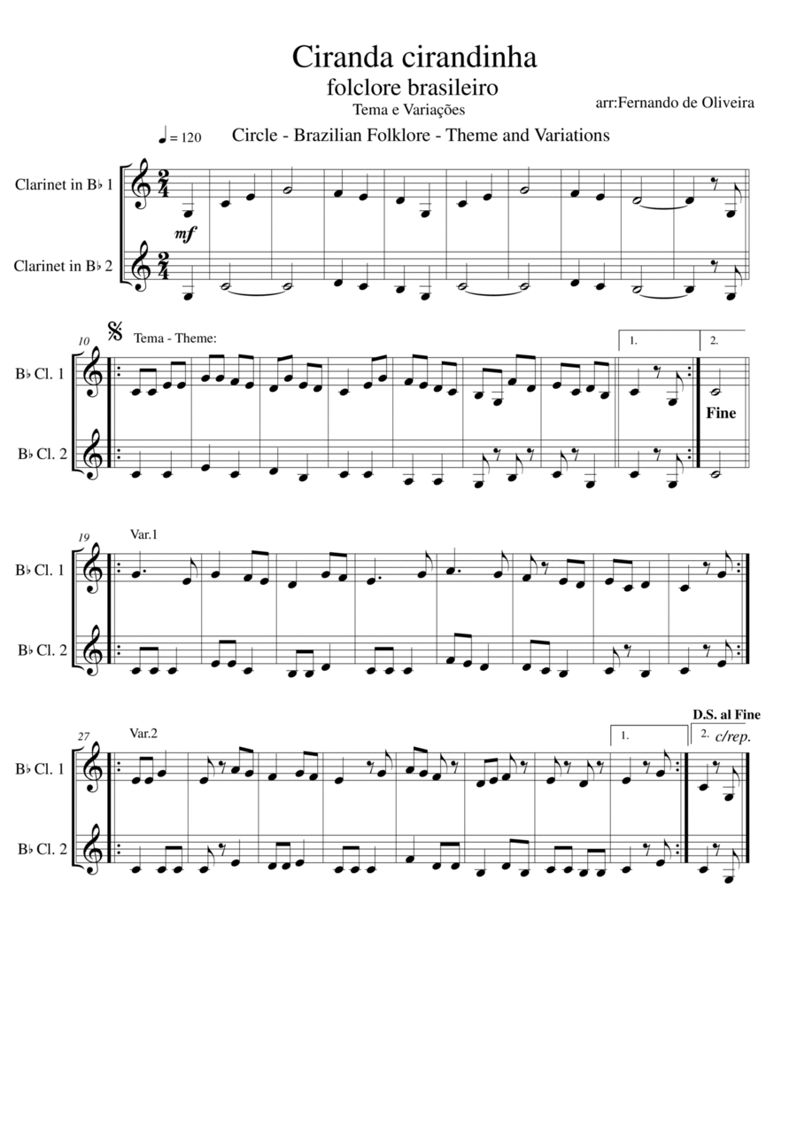 Circle Circle Woodwind Ensemble scores gallery preview page 1