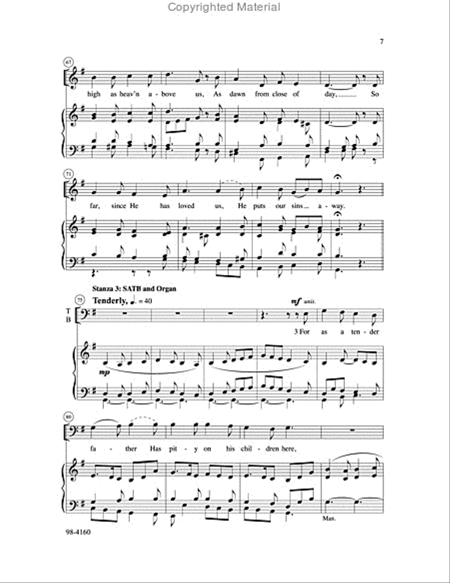 My Soul, Now Praise Your Maker 4-Part scores gallery preview page 4