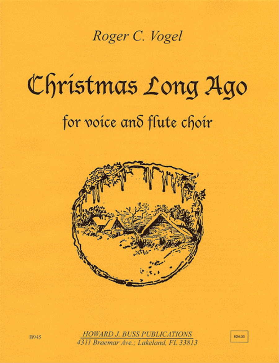 Christmas Long Ago Flute Choir scores gallery preview page 1