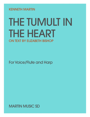 The Tumult In The Heart - Solo voice/flute & piano