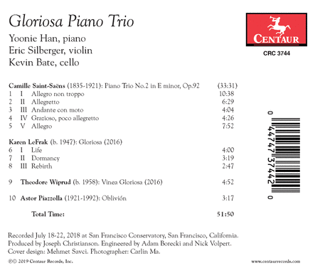 Gloriosa Piano Trio