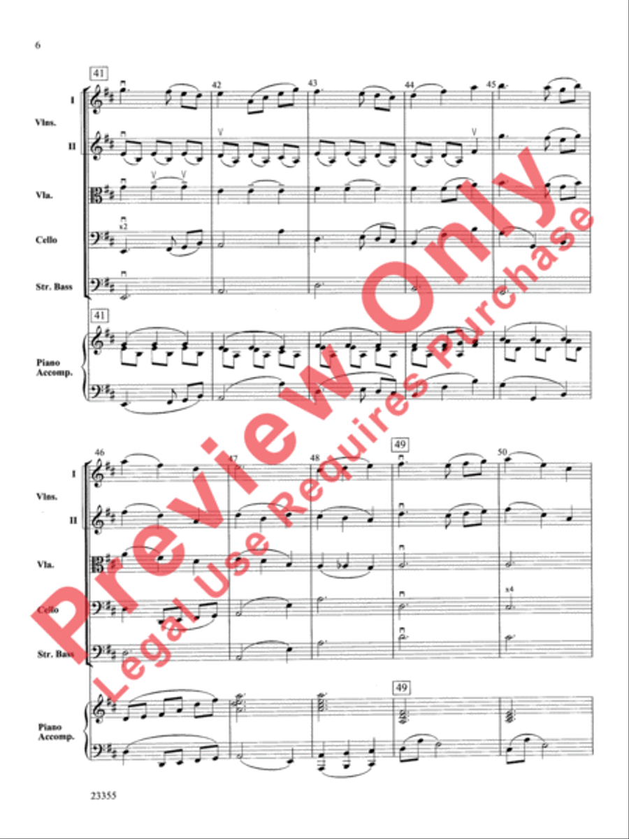 Dreamer's Farewell Dreamer's Farewell String Orchestra scores gallery preview page 7