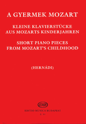 Book cover for The Child Mozart