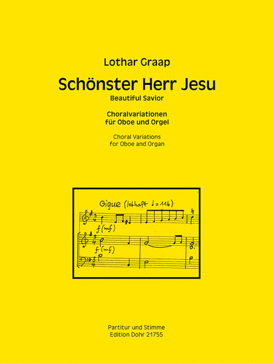 Schönster Herr Jesu -Choralvariationen für Oboe und Orgel-