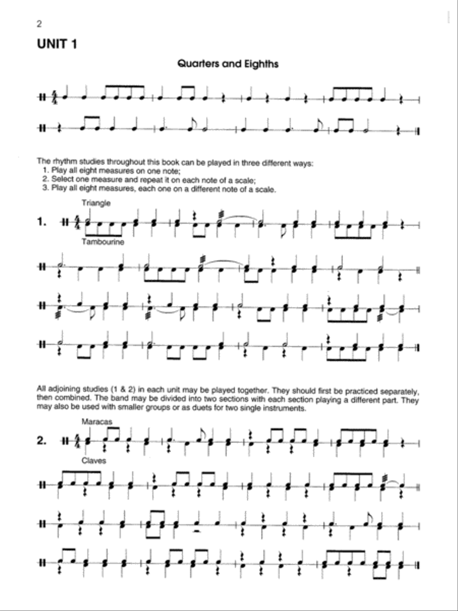 Rhythms & Rests Concert Band Methods scores gallery preview page 6