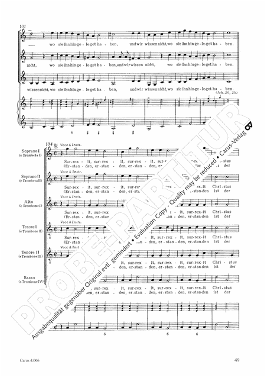 Ten motets Choir scores gallery preview page 51