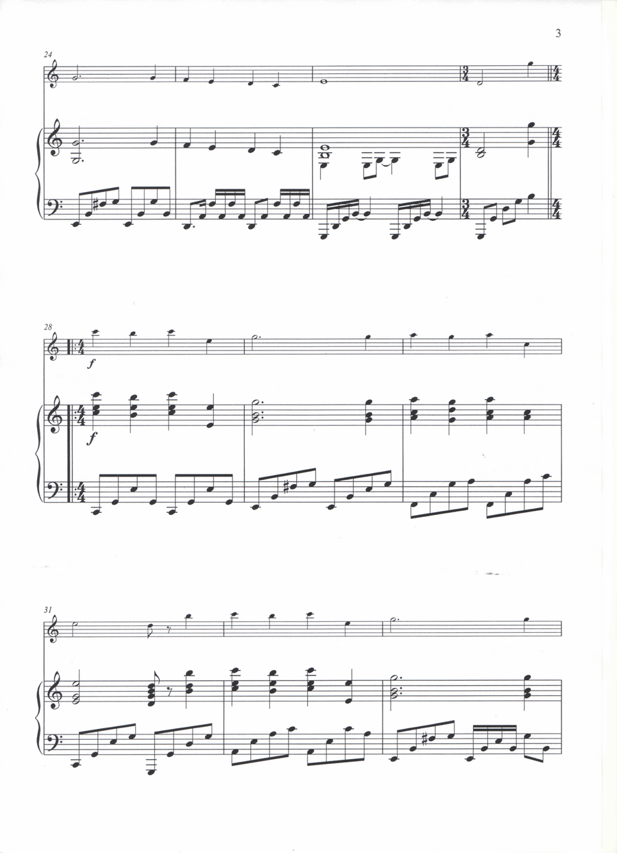 Tennessee Violin Solo scores gallery preview page 3