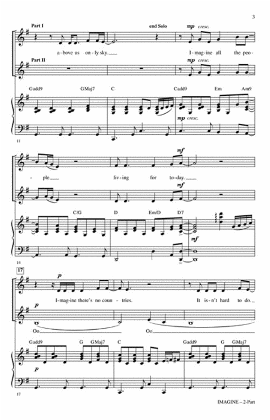 Imagine Imagine 2-Part scores gallery preview page 3